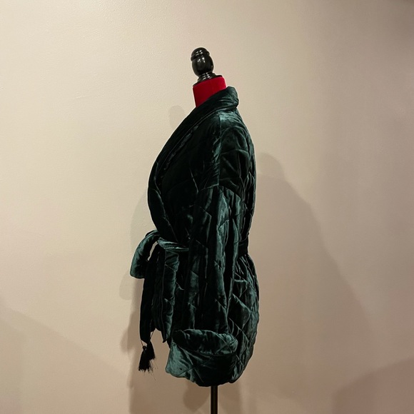Velour coat